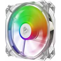Вентилятор ALSEYE MAX M120-P (120x120x25mm, Hydro, 1200rpm, 20dBa, 3+4pin, rainbow LED, transparent) RTL