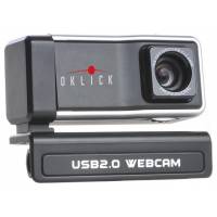 Web-камера Oklick HD-101M (2Mpx, 1600*1200, микрофон, крепление на монитор, black-silver)