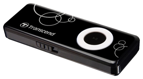 Плеер Flash Transcend MP300 4Gb (TS4GMP300K, MP3, WMA, WAV, black)