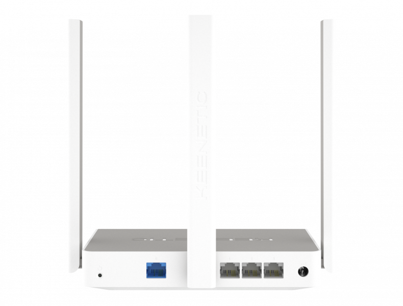 Роутер Keenetic City (KN-1511) (300/433Mbps, 2.4/5GHz, 3 port, 100Mbps, 3 внешние несъёмные антенны 5dBi, grey-white)