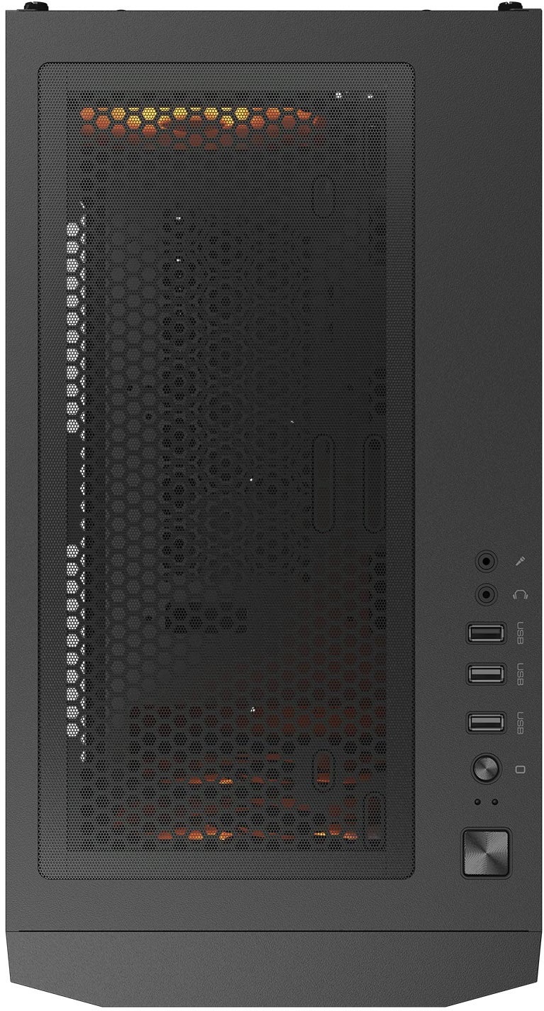 Корпус Cougar Uniface Mini RGB (без БП, mATX, USB3.0, 3x ARGB Fan, black)