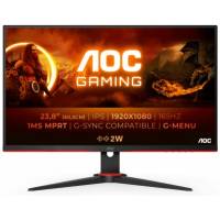Монитор AOC 23.8" 24G2SPU black-red