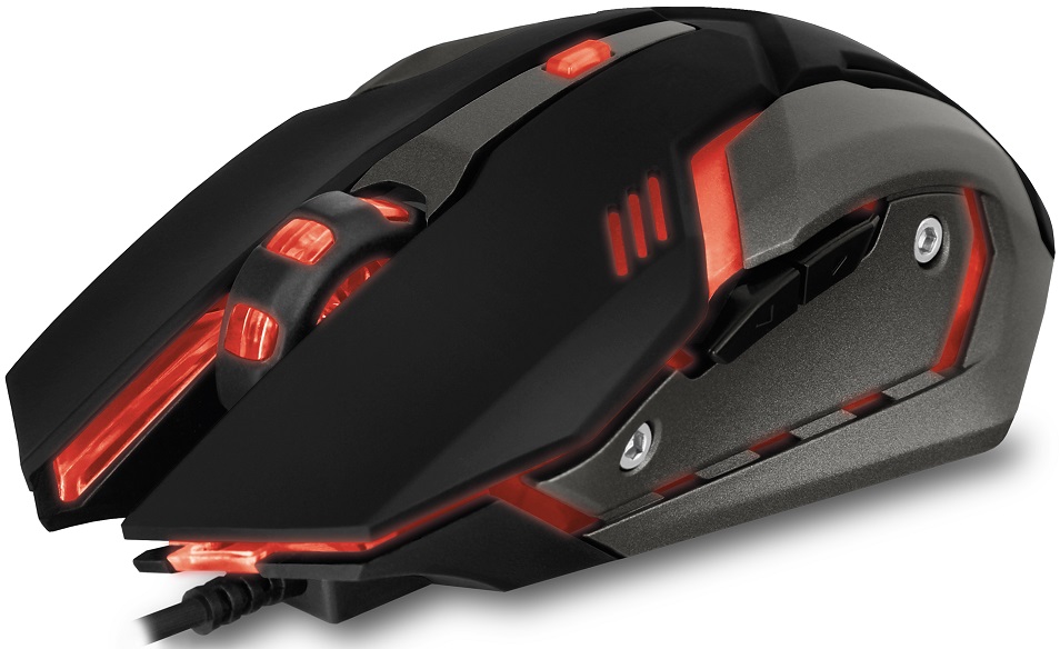 Мышь Sven RX-G740 (USB, optical, 2400dpi, бесшумный клик, игровая, динамическая подсветка, soft-touch, 1.8m, black)