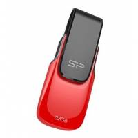 Флеш накопитель USB 2.0 32Gb Silicon Power Ultima U31 (SP032GBUF2U31V1R, black-red)