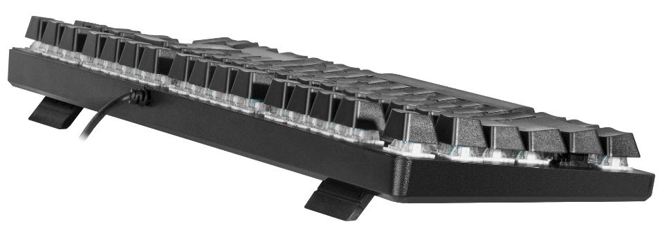 Клавиатура Defender Stalker GK-170L (USB, механическая, 17 режимов подсветки, влагоустойчивая, игровая, промо-код "War Thunder", black)