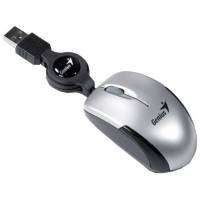 Мышь Genius Micro Traveler (USB, для ноутбука, optical, 1200dpi, silver)