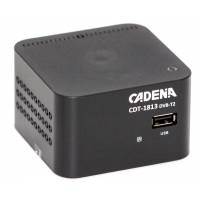 Тюнер для цифрового ТВ внешний / Медиа-проигрыватель CADENA CDT-1813 (1080p, DVB-T2, HDMI, JPEG, MKV, MOV, USB, Time Shift, black)