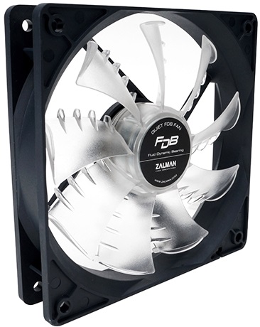 Вентилятор ZALMAN ZM-F3 FDB (SF) (120x120x25mm, FDB, Shark Fin Blade, 1200rpm, 23dBa, 3pin, blue-transparent) RTL
