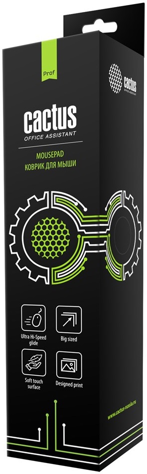 Коврик для мыши Cactus (CS-MP-Pro03ХXL, тканевый на резиновой основе, игровой, 900x400x3mm)