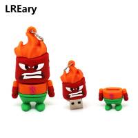 Флеш накопитель - Брелок USB 2.0 32Gb (Гнев из м/ф Головоломка)