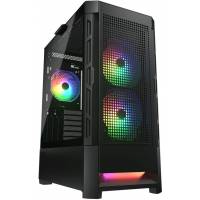 Корпус Cougar Airface RGB (без БП, ATX, USB3.0, 3x ARGB Fan, black)