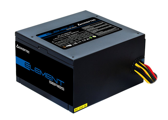 Блок питания Chieftec 700W (ELP-700S, 85+ Bronze, 120mm, 20+4+4+4pin, 2*PCI-E 6+2pin, 6*SATA, 2*HDD, 1FDD) OEM