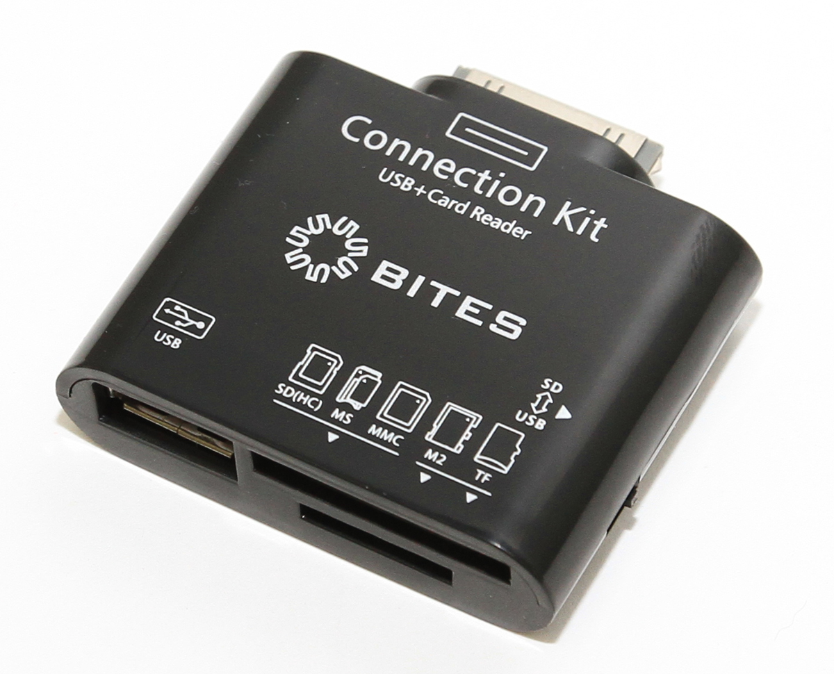 Карт-ридер 5bites ALL-IN-ONE (RES-104BK, для планшетов Samsung серии GALAXY, SD, microSD, miniSD, MS, M2, MMC, black, USB2.0)