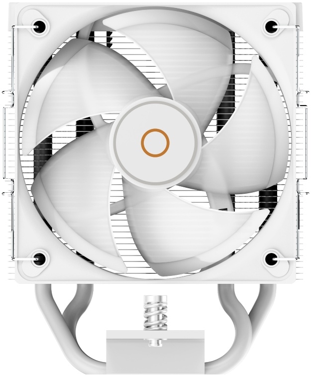 Вентилятор Ocypus Gamma A40 WH ARGB (1150/1151/1155/1156/1200/1700/1851/AM4/AM5, 100mm, Al, Hydro, 600-2400rpm, <30dBa, 4 тепловые трубки, DTH, 4pin, PWM, ARGB LED, 130W, white) RTL