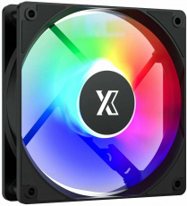 Вентилятор XASTRA (F-XHC-14X25-XXX) (140x140x25mm, 3+4pin, rainbow LED, black) OEM