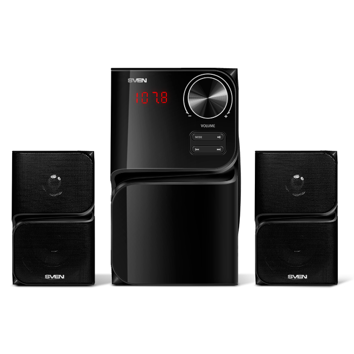 Колонки Sven MS-305 (40W, Bluetooth, ПДУ, FM, USB, SD, black)