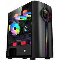 Корпус 1STPLAYER INFINITE SPACE IS3 (без БП, mATX, USB3.0, black)