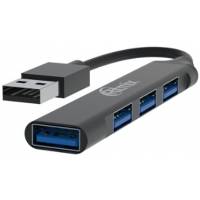 USB 3.0 HUB Ritmix CR-4400 (4 порта, металл, grey)