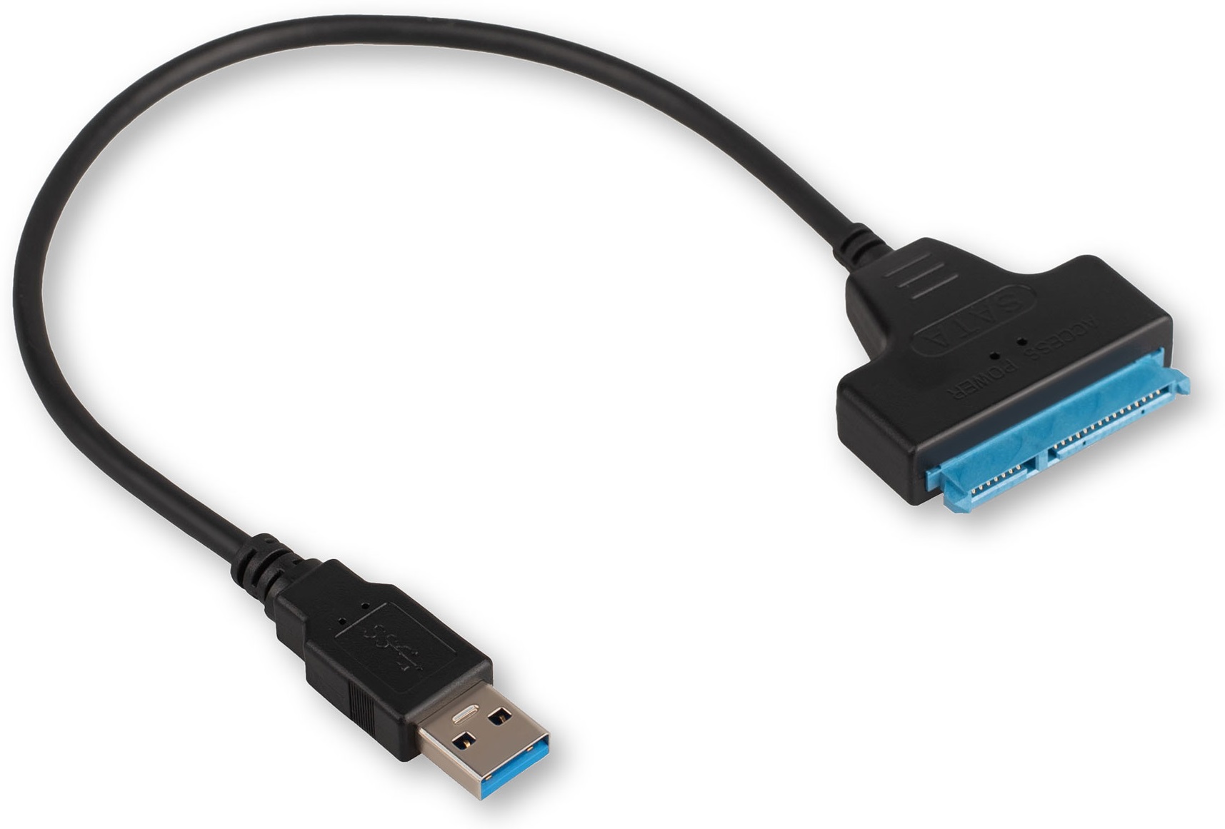 Переходник Cablexpert A-USB3-SATA3-2.5 (USB3.2, 2.5" SATA HDD/SSD, 0.3m, медь, black)