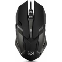 Мышь Sven RX-G740 (USB, optical, 2400dpi, бесшумный клик, игровая, динамическая подсветка, soft-touch, 1.8m, black)