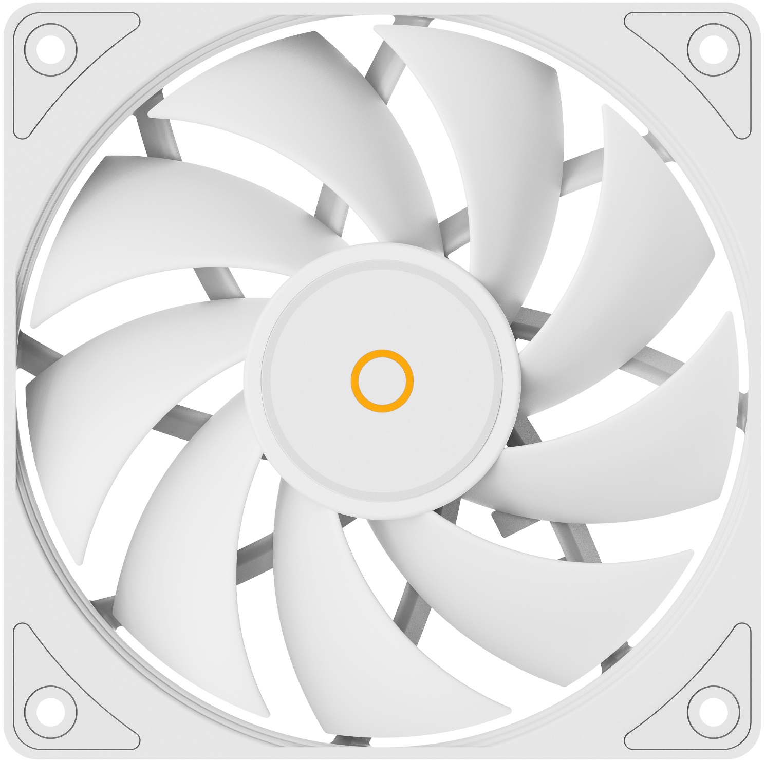 Вентилятор Ocypus Gamma F12 WH (120x120x25mm, Hydro, 1300rpm, 25dBa, 3pin, white) RTL