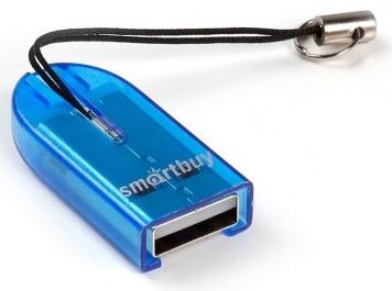 Карт-ридер Smartbuy (SBR-710-B, microSDXC, blue, USB2.0)