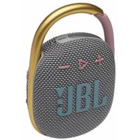 Колонка JBL CLIP 4 (5W, портативная, Bluetooth v.5.1, до 10 часов работы от батареи, защита от воды, IP67, grey-light purple)