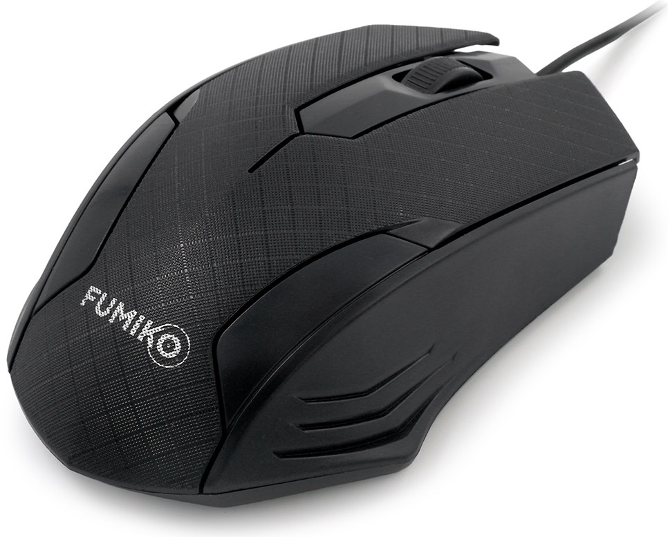 Мышь FUMIKO BLAZE FMW-03-K (USB, optical, 1000dpi, 1.2m, black)