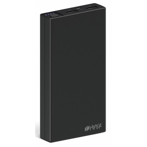 Внешний аккумулятор Hiper RP15000 (литий-ионный, 15000mAh, 2*USB 2.1A+1A, вход 2А, black)