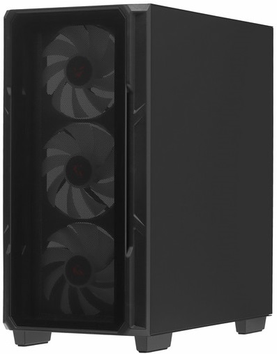 Корпус ARDOR GAMING Dominion X3-Mini FRGB (без БП, mATX, USB3.0, 4x rainbow LED Fan, black)