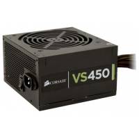 Блок питания Corsair 450W (VS450, 80+, 120mm, 20+4+4+4pin, 2*PCI-E 6+2pin, 4*SATA, 4*HDD, 2*FDD) RTL