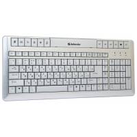 Клавиатура Defender Inox 900 Aluminium (12 доп. Кнопок, USB, металл)