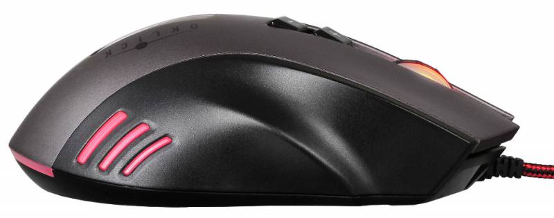 Мышь Oklick BEOWULF 805G V2 (USB, optical, 3200dpi, игровая, black-grey)