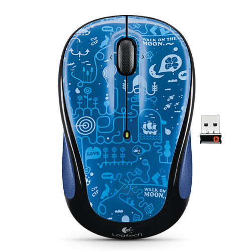 Мышь беспроводная Logitech M325 (optical, 1000dpi, AA, blue)
