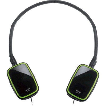 Наушники Genius GHP-420S (накладные закрытые, без микрофона, 1.2m, black-green)