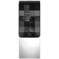 Флеш накопитель USB 3.2 128Gb Silicon Power Mobile C31 (SP128GBUC3C31V1K, USB Type A + USB Type-C, OTG, black)
