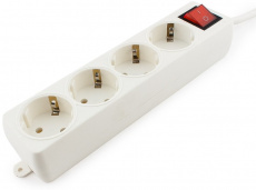 Сетевой удлинитель Гарнизон (ELB-G4-W-2, 4 розетки, 2 метра, 16A, white) OEM