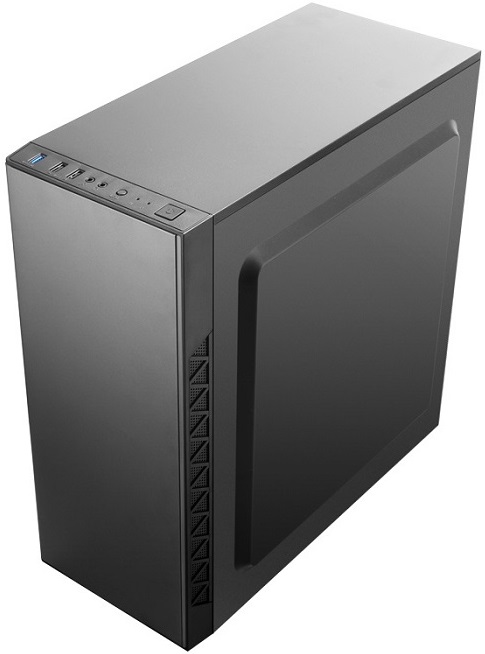 Корпус ACCORD Jazovo Plus VI (без БП, ATX, USB 3.0, RGB, no Fan, black)