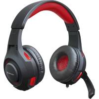 Наушники Defender Warhead G-450 (полноразмерные закрытые, подключение по USB, c микрофоном, игровые, 2.3m, промо-код "War Thunder", black-red)