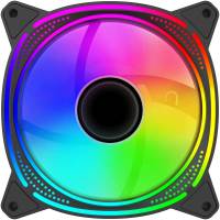 Вентилятор Bloody BD-CF120ARGB6-BK (120x120x25mm, Hydro, 600-1600rpm, 11-26dBa, 4pin, PWM, ARGB LED, black) RTL
