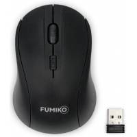 Мышь беспроводная FUMIKO ROBUSTA FMA-02-K (optical, 1600dpi, 2xAAA (нет в комплекте), black)