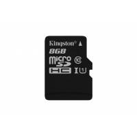 Карта памяти SDmicro Card 8Gb Kingston (SDC10G2/8GB, Class 10, UHS-I, 45MB/s, адаптер SD)