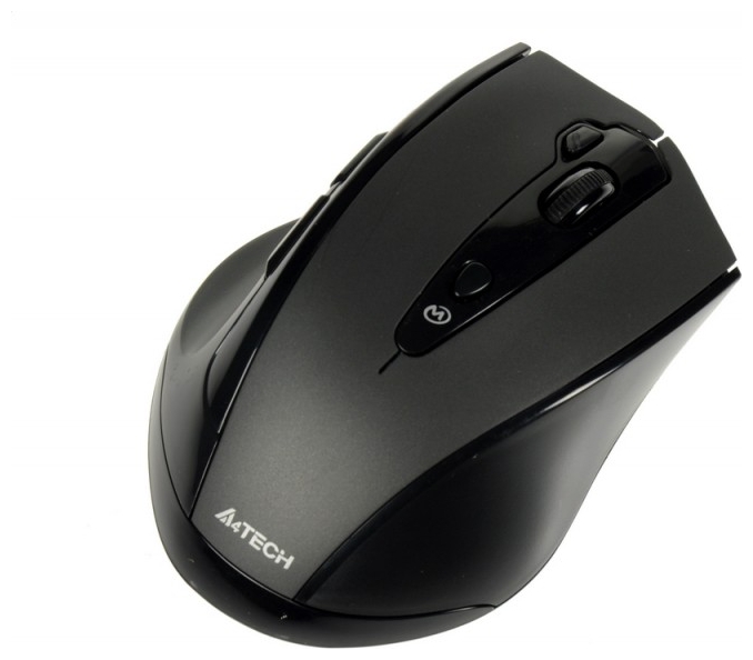 Мышь беспроводная A4Tech G10-810F-1 (optical, 2000dpi, AA, black)