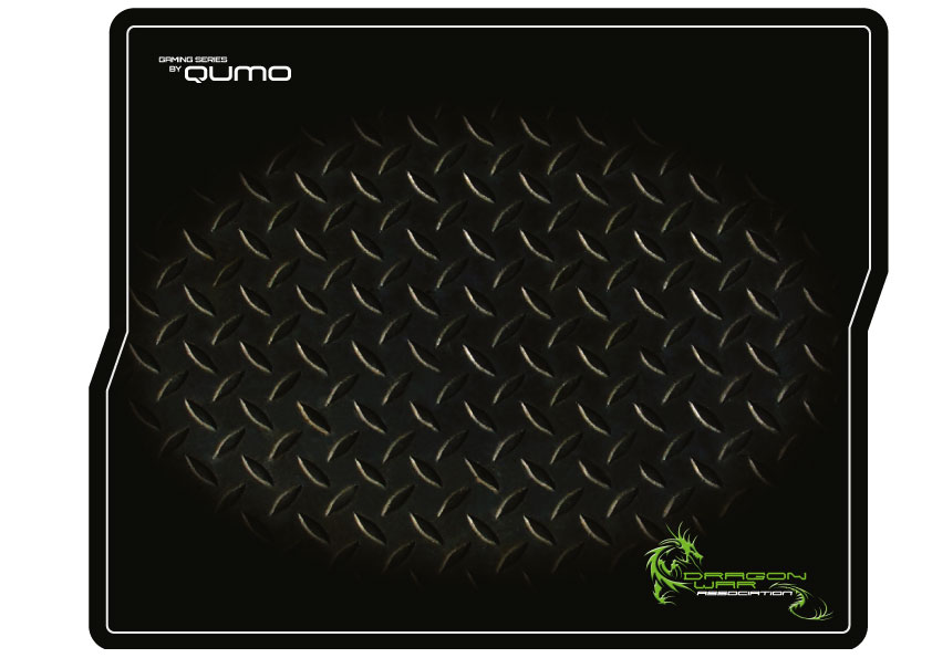 Мышь QUMO Leviathan (USB, optical, 3200dpi, игровая, коврик, black)
