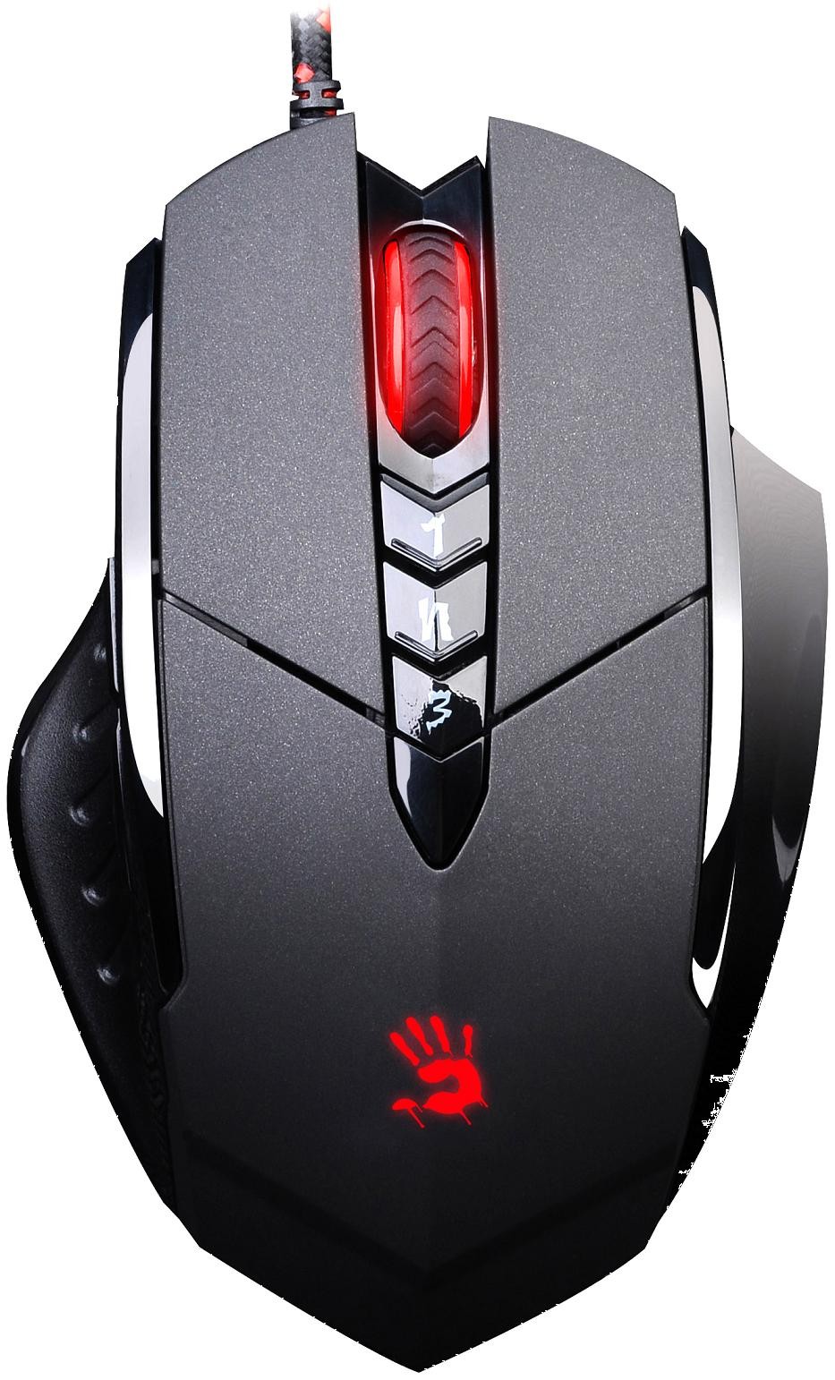 Мышь A4Tech Bloody V7M71 (USB, optical, 3200dpi, игровая, коврик, black)