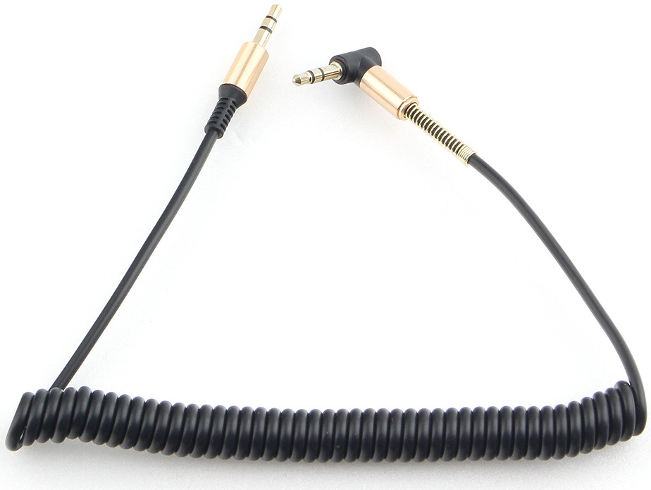 Кабель аудио 3.5mm Jack (m) - 3.5mm Jack (m) 1.8m (CCAB-02-35MMLC-1.8MB, угловой, black) Cablexpert