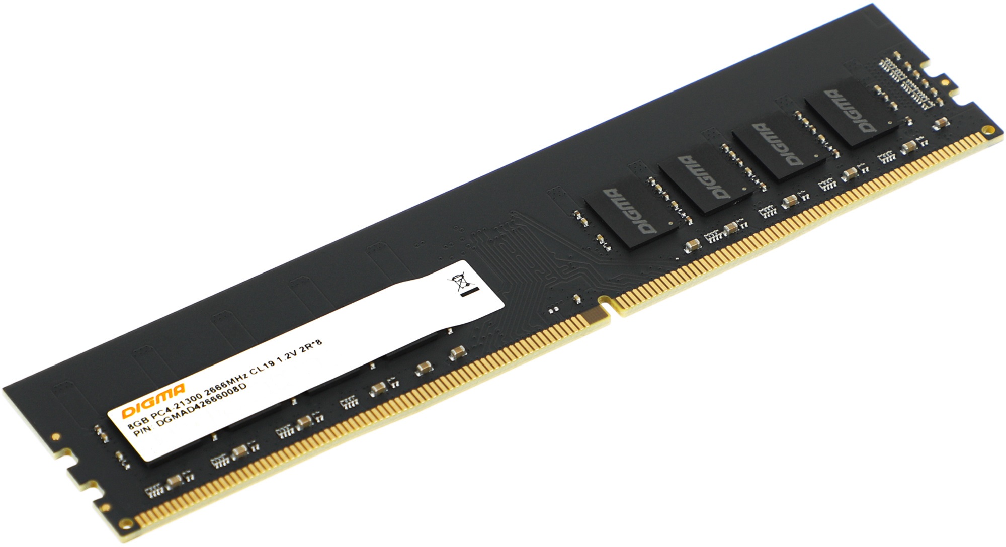 Память DDR4 8Gb PC21300, 2666MHz, Digma DGMAD42666008D