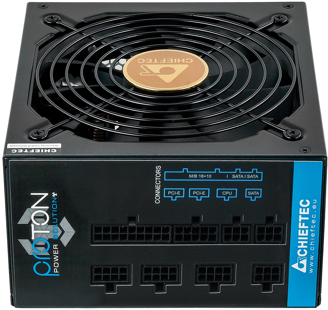 Блок питания Chieftec 650W (BDF-650C, 80+ Bronze, 140mm, 20+4+4+4, 4xPCI-E 6+2pin, 6*SATA, 3*HDD, 1*FDD, Modular) RTL