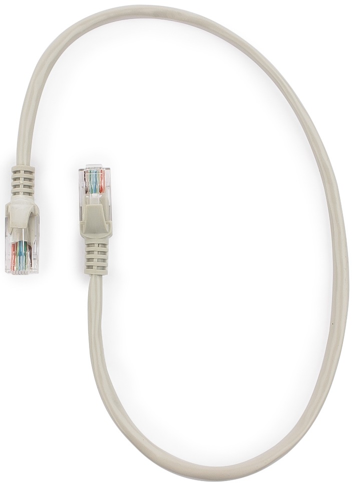 Кабель Patchcord литой 5E 0.5m (PP22-0.5M, grey) Cablexpert