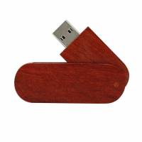 Флеш накопитель - Брелок USB 2.0 32Gb (red wood)